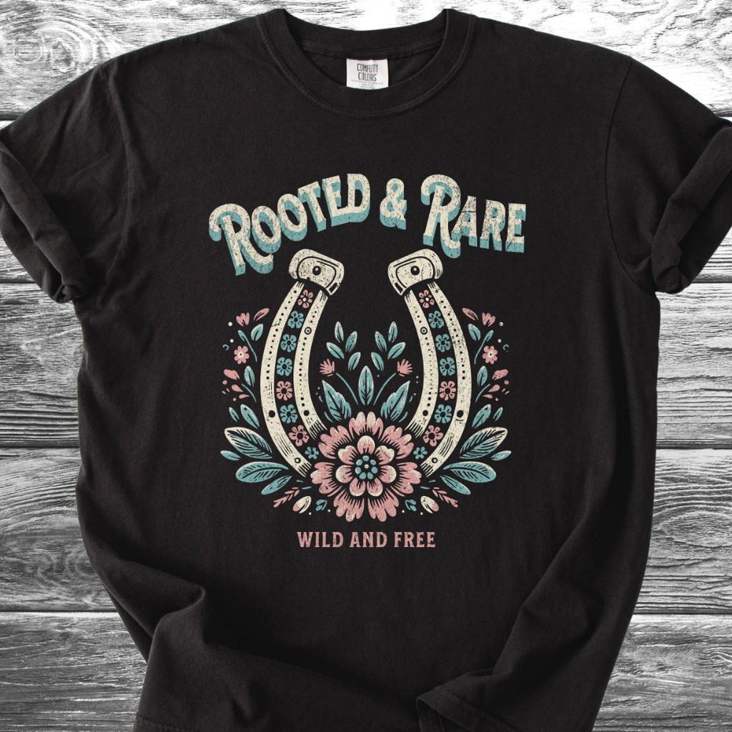 Rooted & Rare Wild and Free TShirt