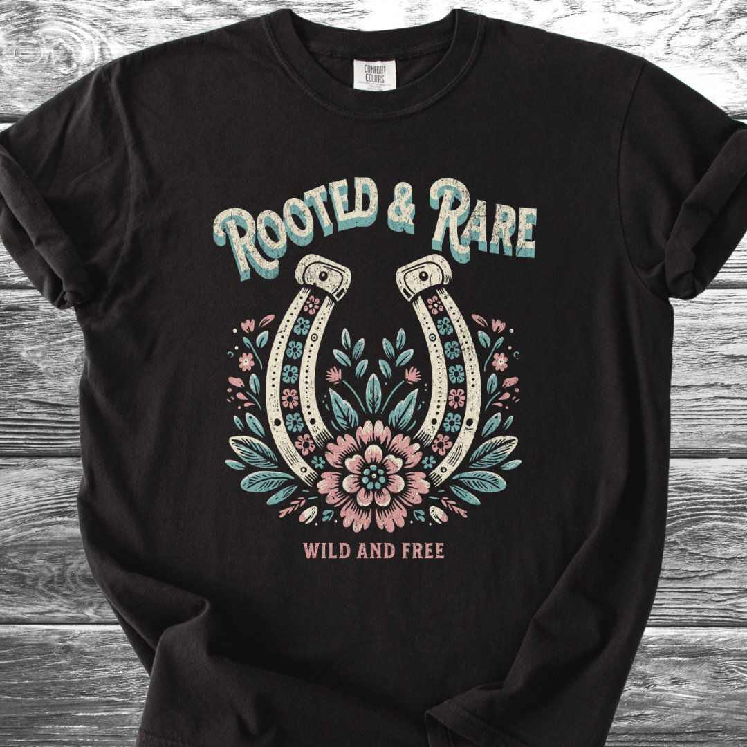 Rooted & Rare Wild and Free TShirt