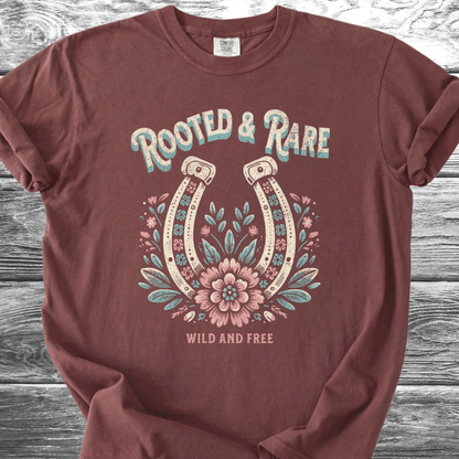 Rooted & Rare Wild and Free TShirt
