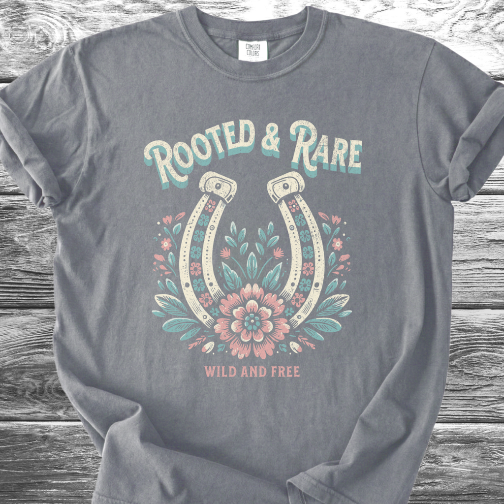 Rooted & Rare Wild and Free TShirt