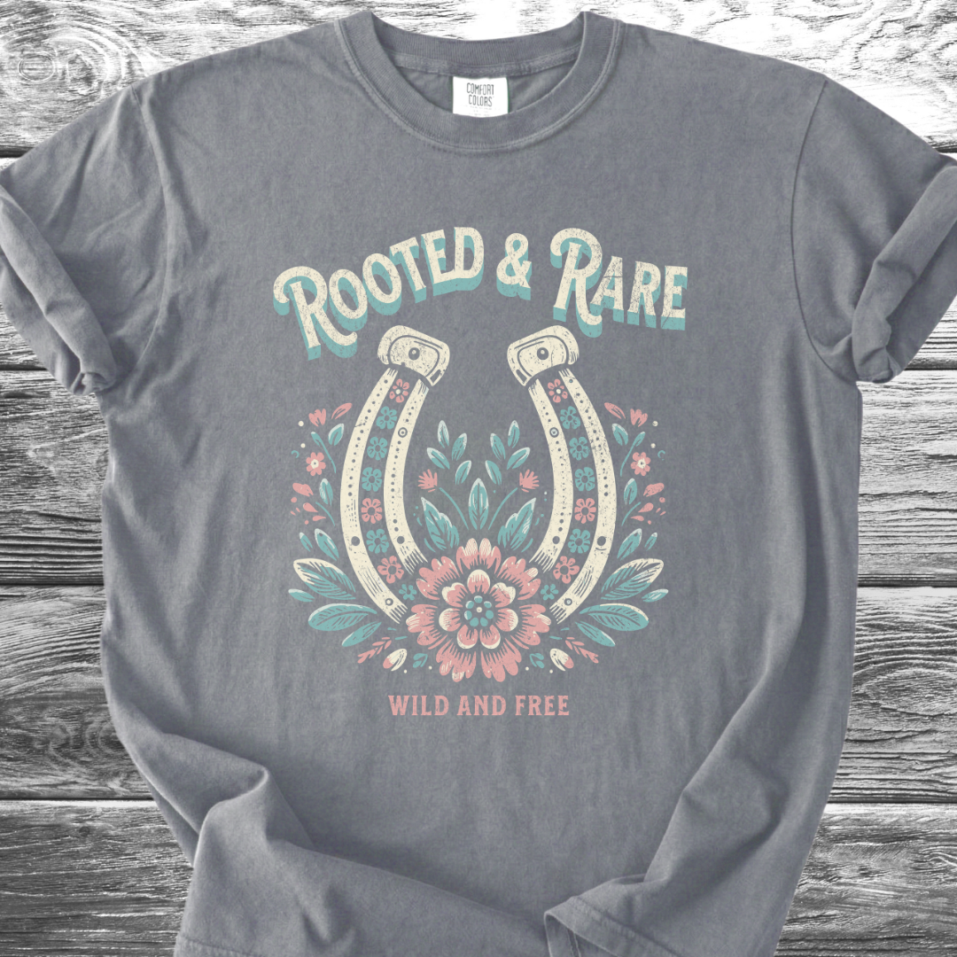Rooted & Rare Wild and Free TShirt