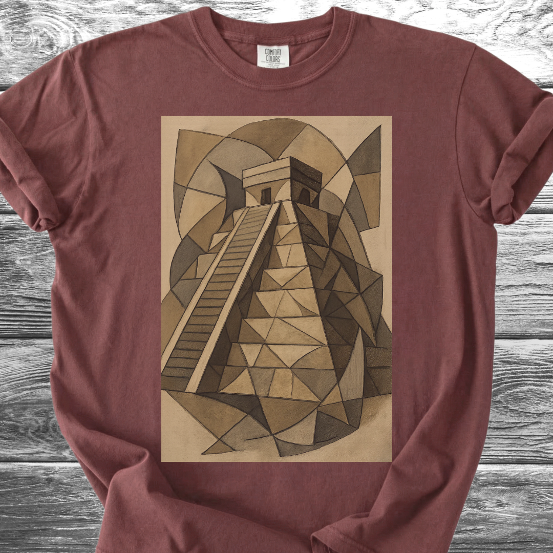 Abstract Chichén Itzá TShirt
