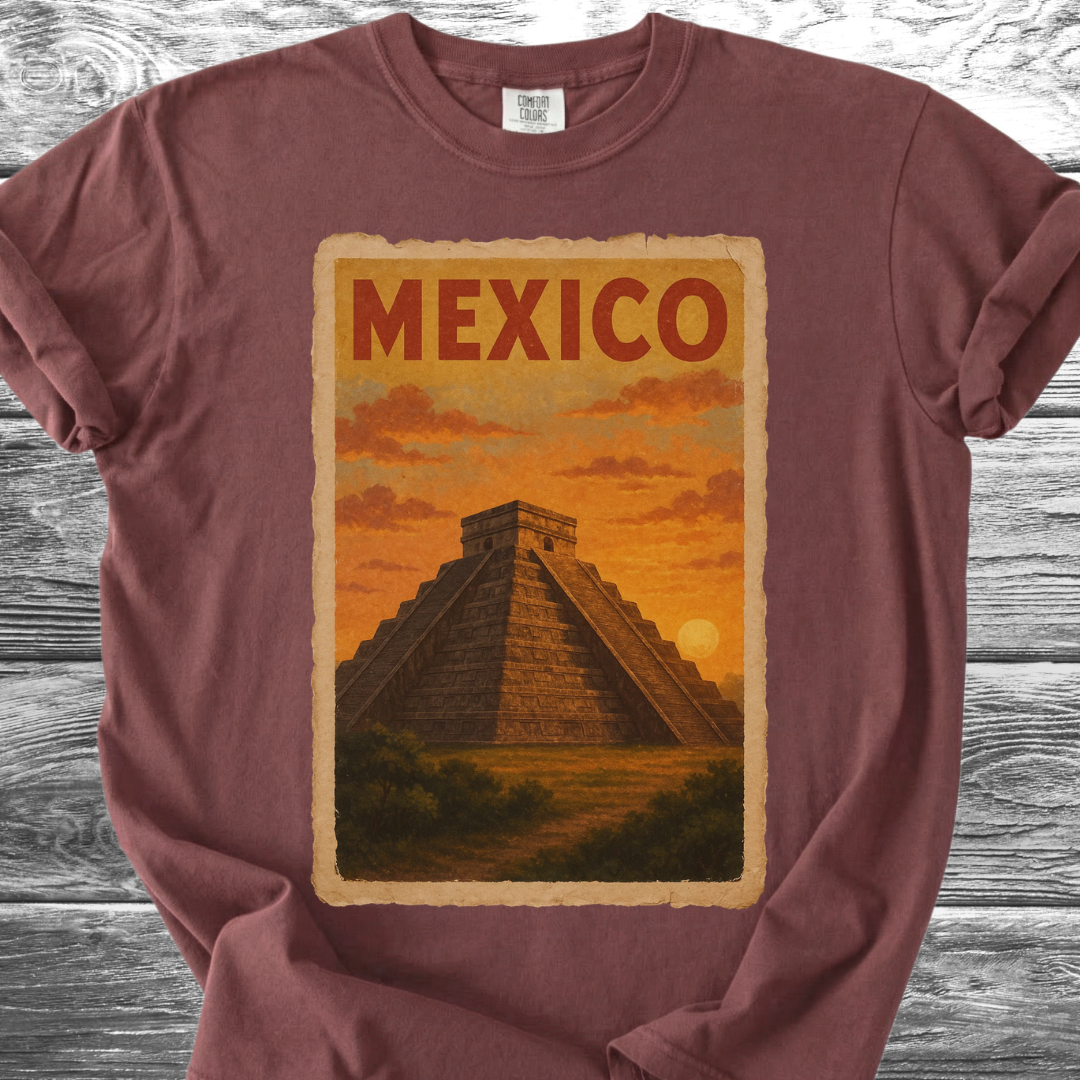 Mexico Chichén Itzá Sunset TShirt