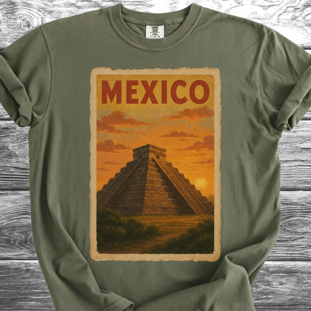 Mexico Chichén Itzá Sunset TShirt