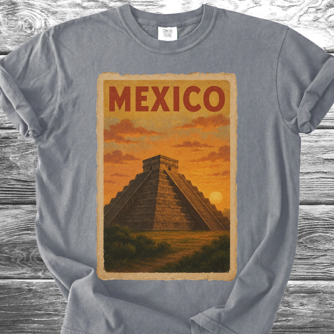Mexico Chichén Itzá Sunset TShirt