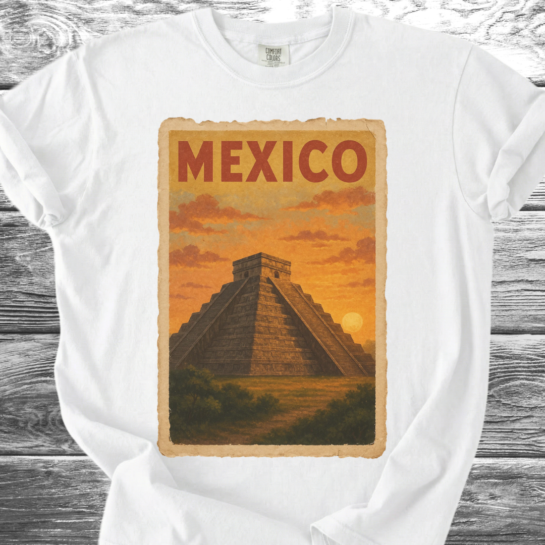 Mexico Chichén Itzá Sunset TShirt