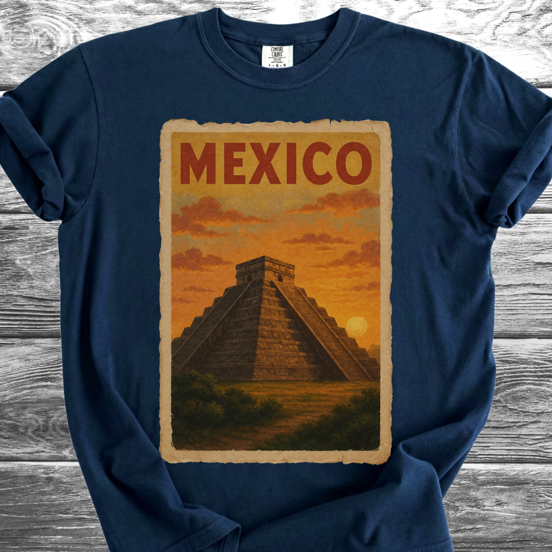 Mexico Chichén Itzá Sunset TShirt