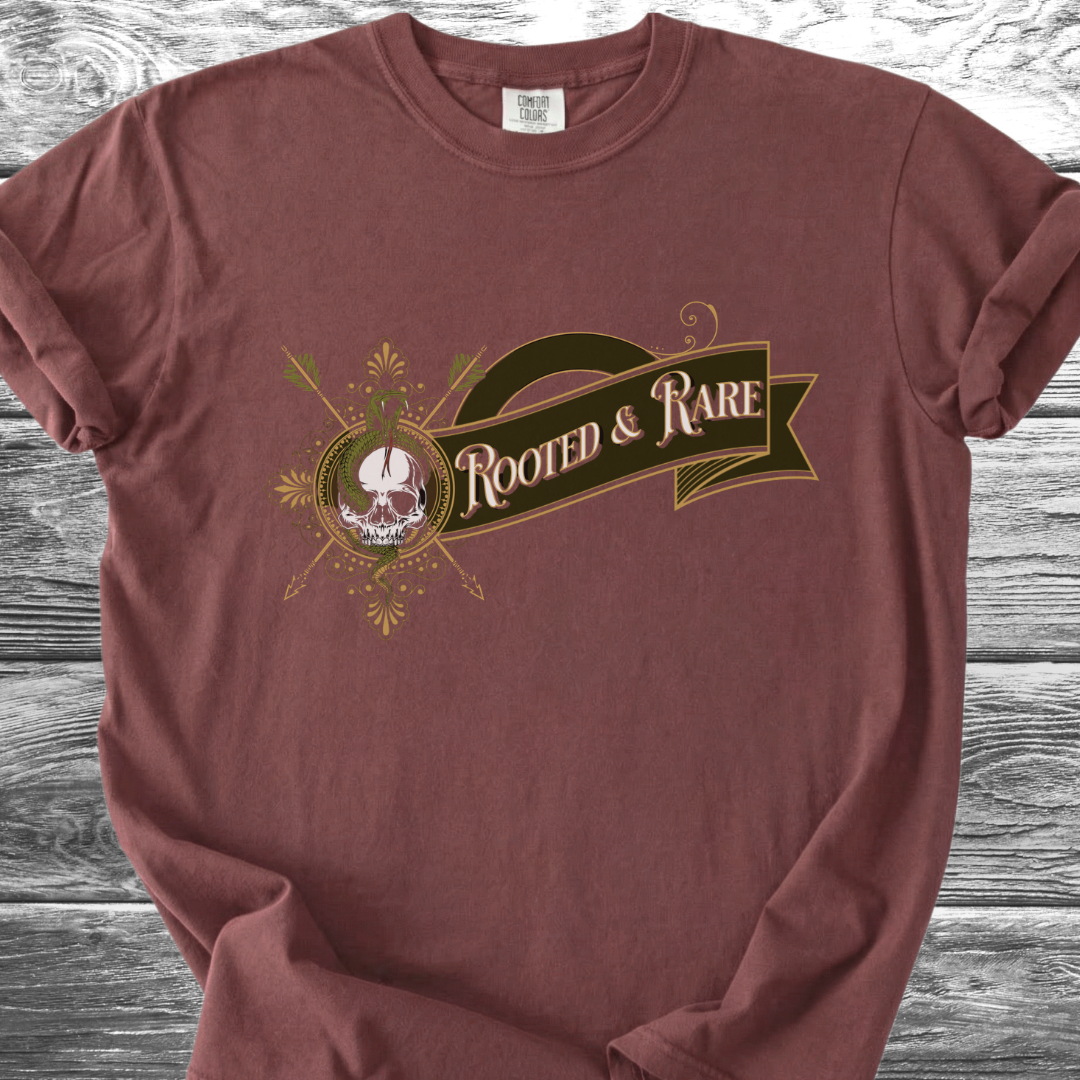 Rooted & Rare Black Label TShirt