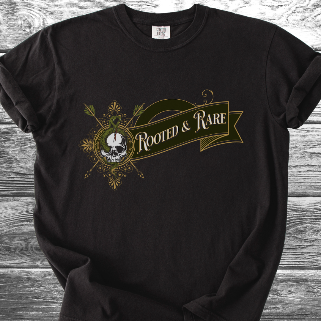 Rooted & Rare Black Label TShirt