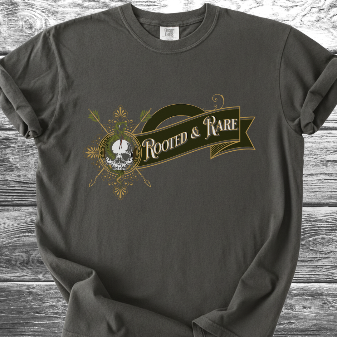 Rooted & Rare Black Label TShirt