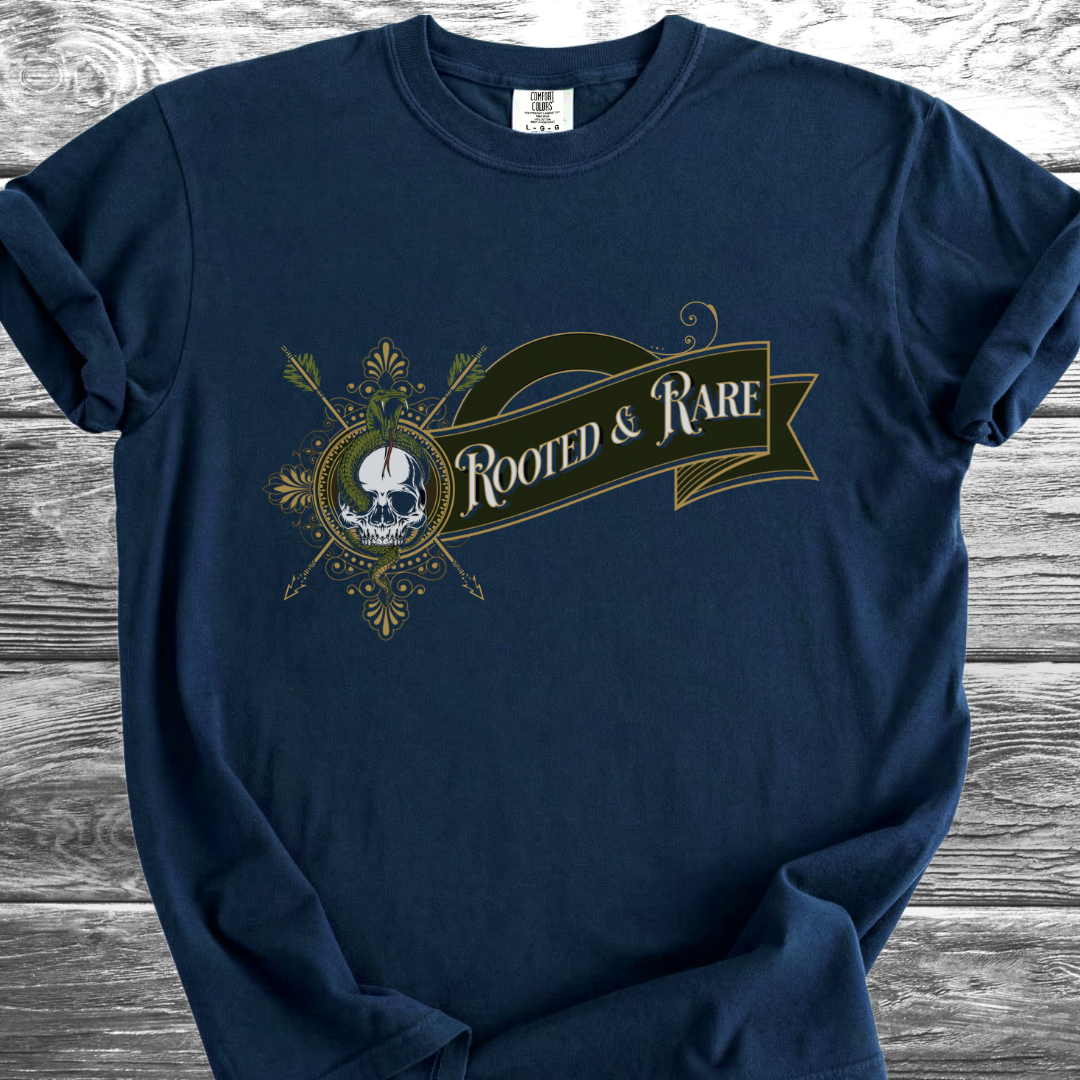 Rooted & Rare Black Label TShirt