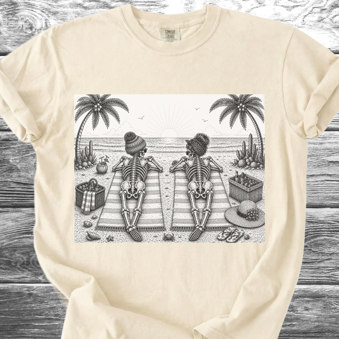Sun's Out Bones Out TShirt