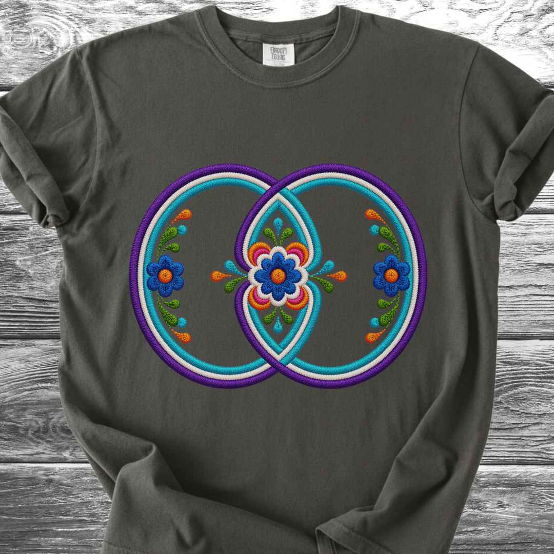 Sacred Geometry PRINTED "Embroidery Style" TShirt