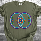 Sacred Geometry PRINTED "Embroidery Style" TShirt