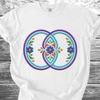 Sacred Geometry PRINTED "Embroidery Style" TShirt