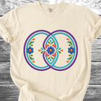 Sacred Geometry PRINTED "Embroidery Style" TShirt