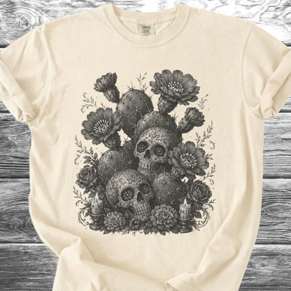 Cactus Flowers & Skulls TShirt