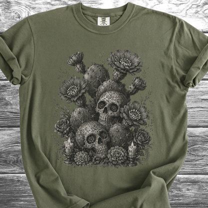 Cactus Flowers & Skulls TShirt
