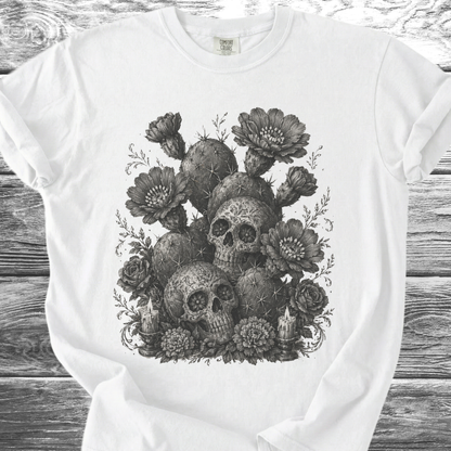 Cactus Flowers & Skulls TShirt