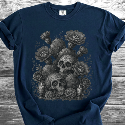 Cactus Flowers & Skulls TShirt