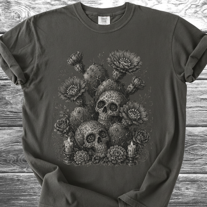 Cactus Flowers & Skulls TShirt