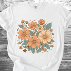 Retro-Botanical Poppies TShirt