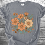Retro-Botanical Poppies TShirt