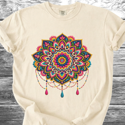 Mandala PRINTED "Embroidery Style" TShirt