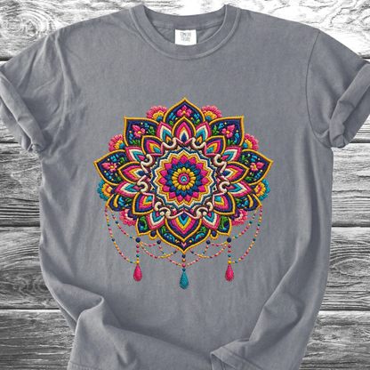 Mandala PRINTED "Embroidery Style" TShirt