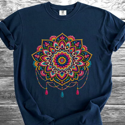 Mandala PRINTED "Embroidery Style" TShirt