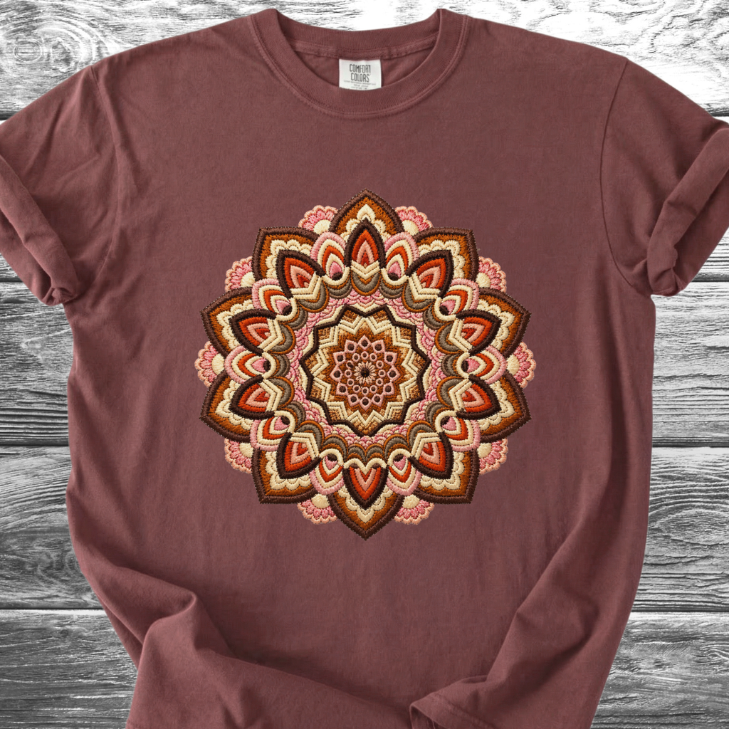 Mandala Bordado Mexicano III TShirt