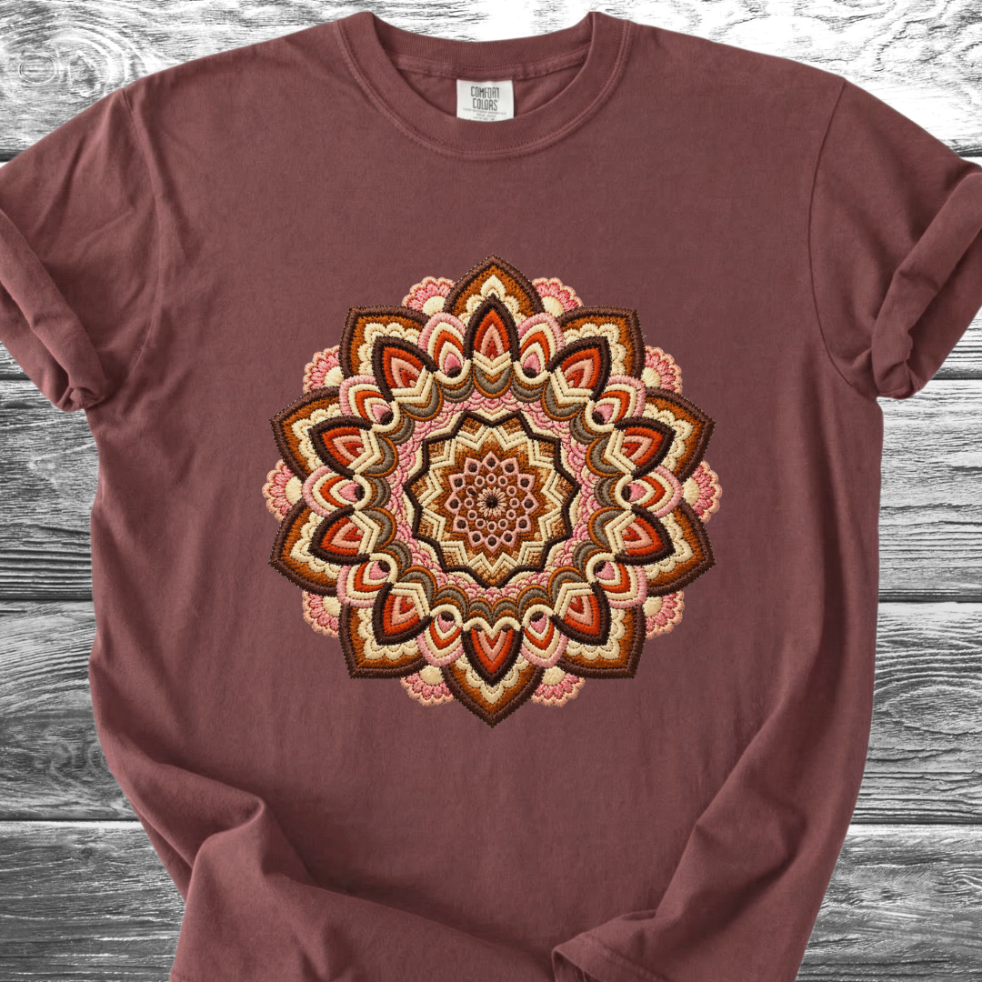 Mandala Bordado Mexicano III TShirt