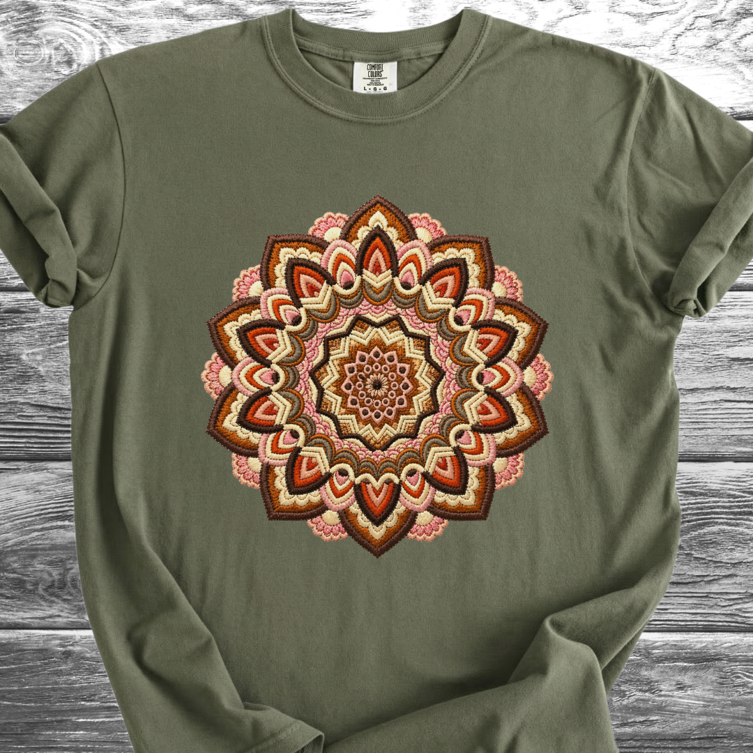 Mandala Bordado Mexicano III TShirt
