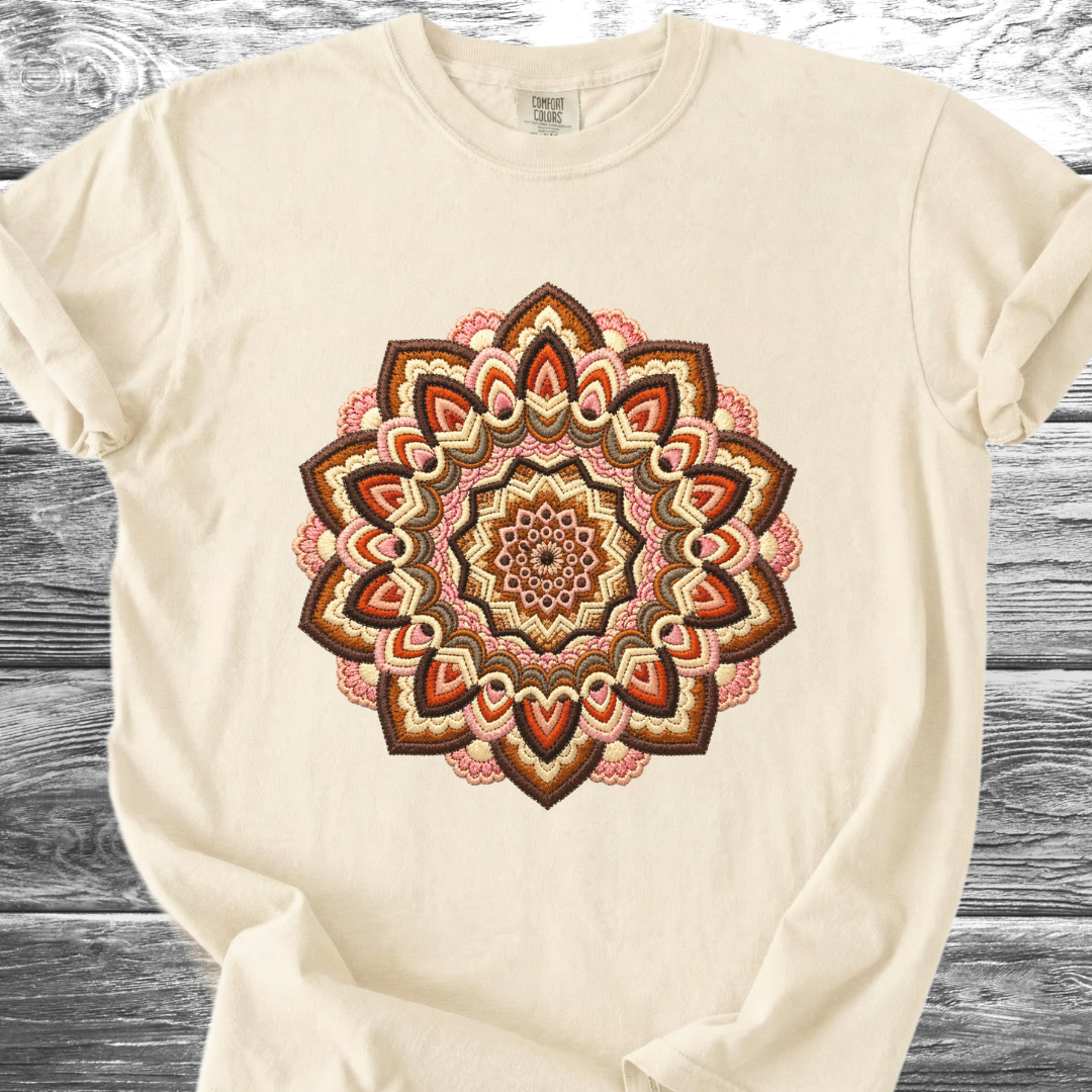 Mandala Bordado Mexicano III TShirt