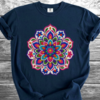 Mandala Bordado PRINTED "Embroidery Style" TShirt
