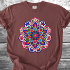 Mandala Bordado PRINTED "Embroidery Style" TShirt