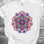 Mandala Bordado PRINTED "Embroidery Style" TShirt