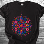 Mandala Mexicano PRINTED "Embroidery Style" TShirt