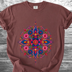 Mandala Mexicano PRINTED "Embroidery Style" TShirt