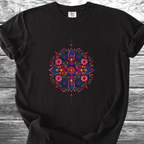 Mandala Mexico PRINTED "Embroidery Style" TShirt