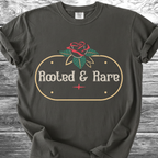 Rooted & Rare Rose Plaque TShirt