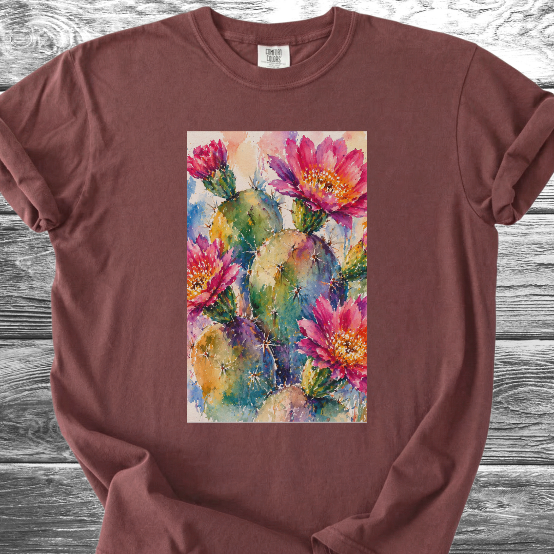 Cactus Watercolor TShirt