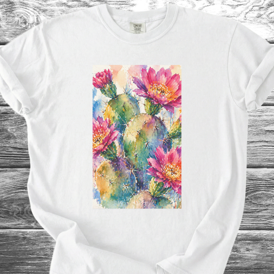 Cactus Watercolor TShirt