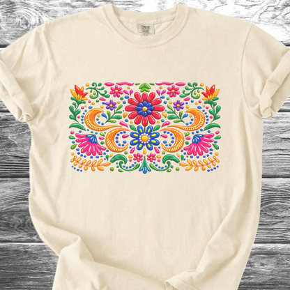 Ceramic Painted Flowers 1 TShirt