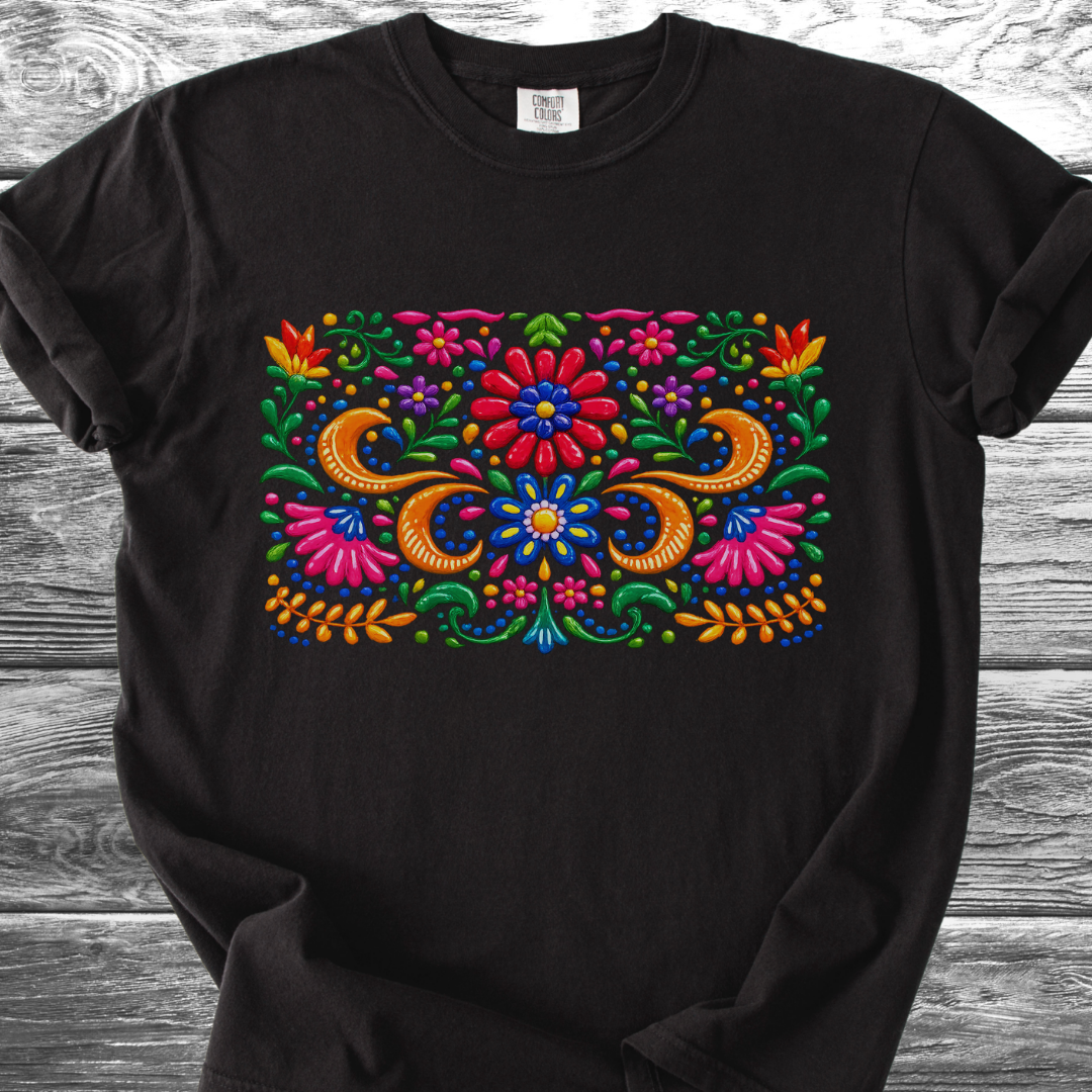 Ceramic Painted Flowers 1 TShirt