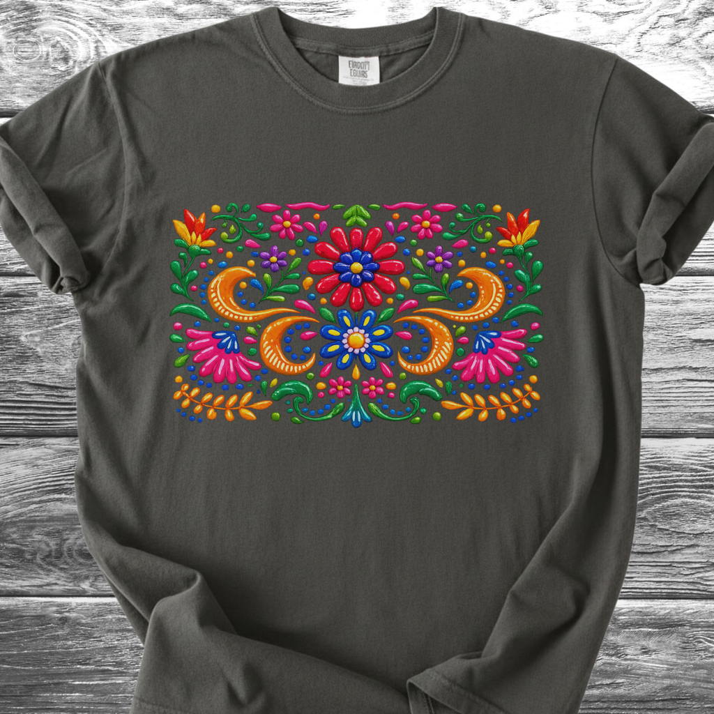 Ceramic Painted Flowers 1 TShirt