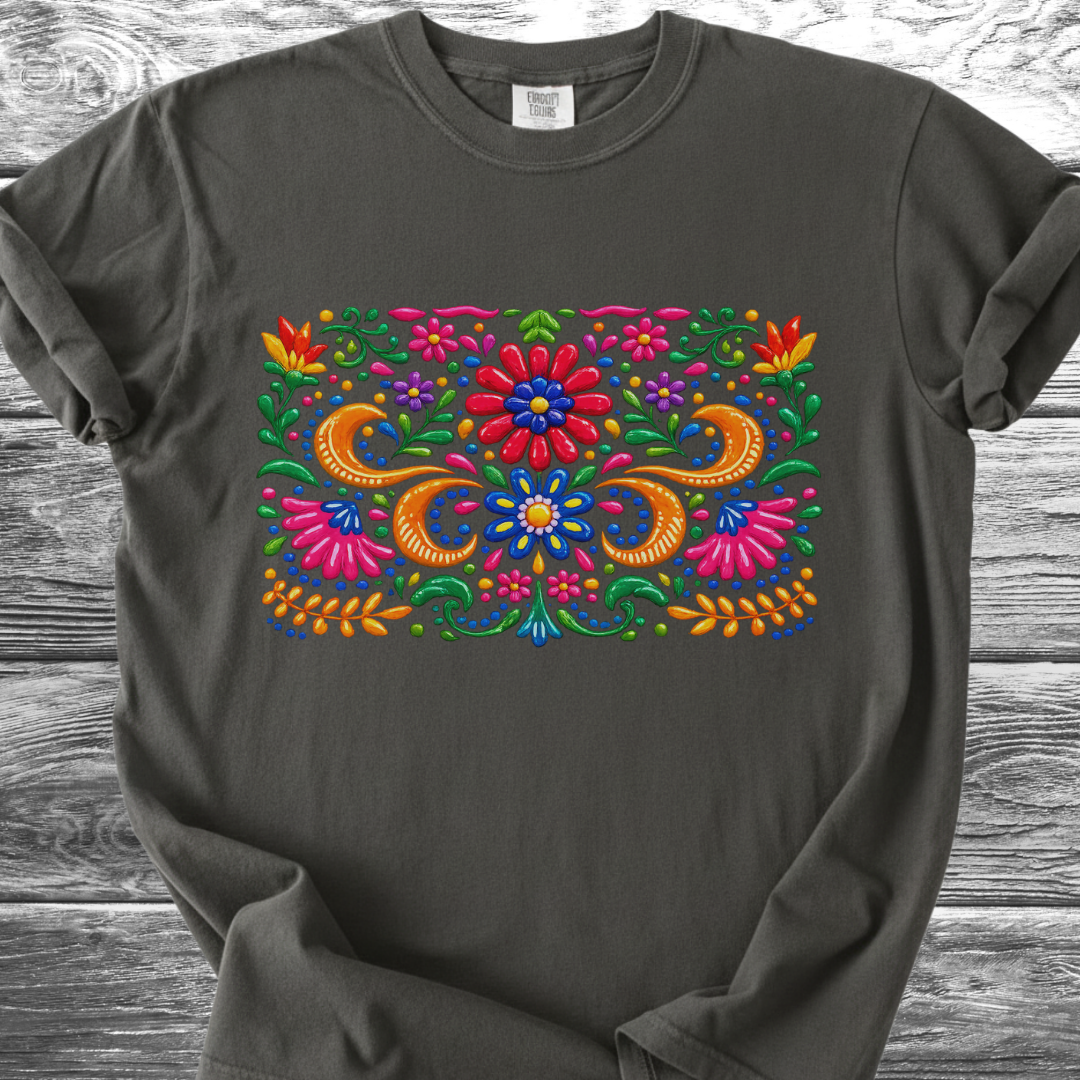 Ceramic Painted Flowers 1 TShirt