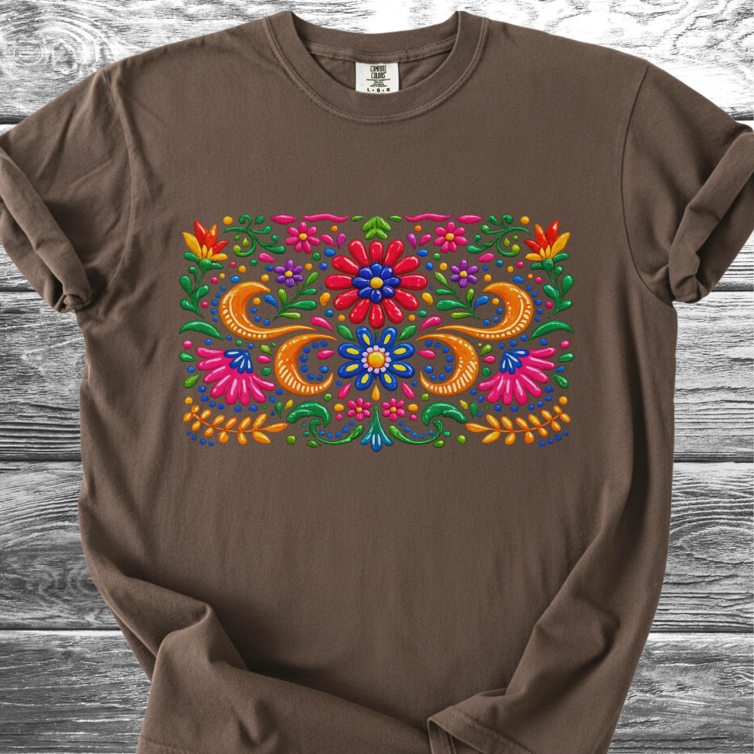 Ceramic Painted Flowers 1 TShirt