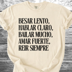 Kiss Slowly Spanish TShirt