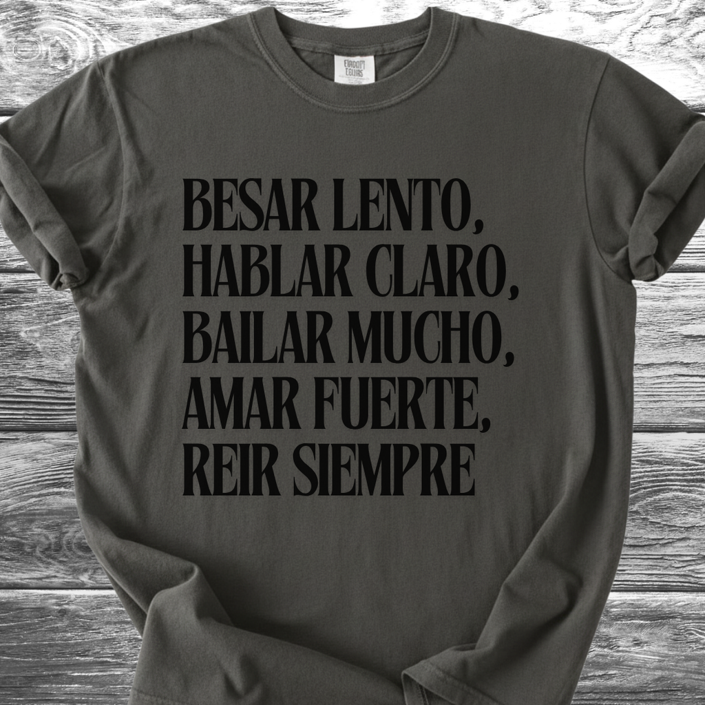 Kiss Slowly Spanish TShirt